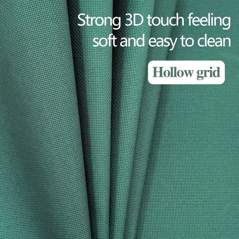 Zhenqing Aida Cloth 14 Count Cross Stitch Fabric Cross Stitch Aida Cloth for Embroidery and Needlework (Dark Green, 30 * 39inch) - Image 4